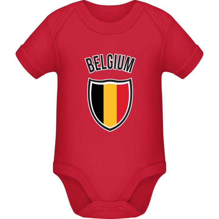 Belgium Flag Shield Baby Strampler 0 image