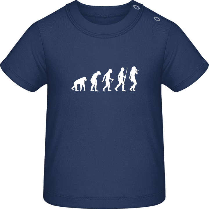 Female Solo Singer Evolution Baby T-Shirt 0 image