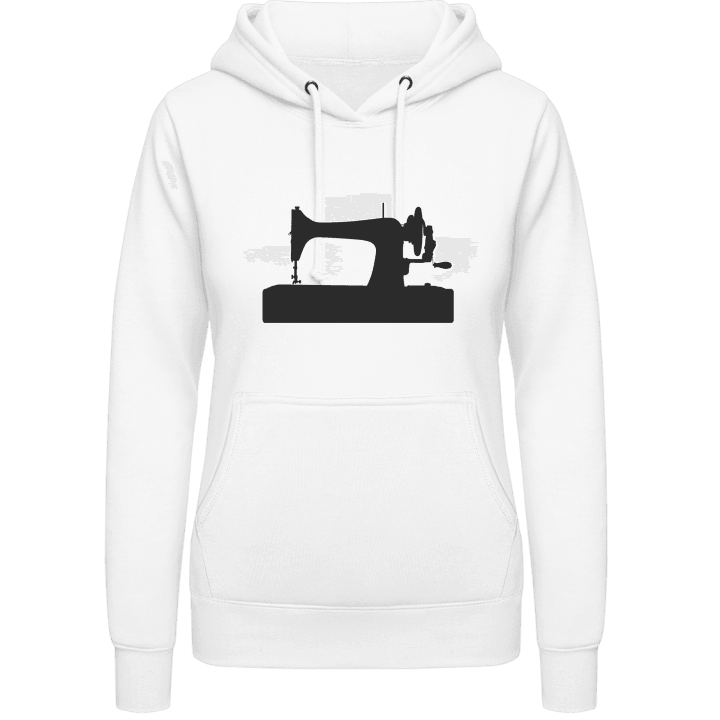 naaimachine Silhouette Vrouwen Hoodie contain pic