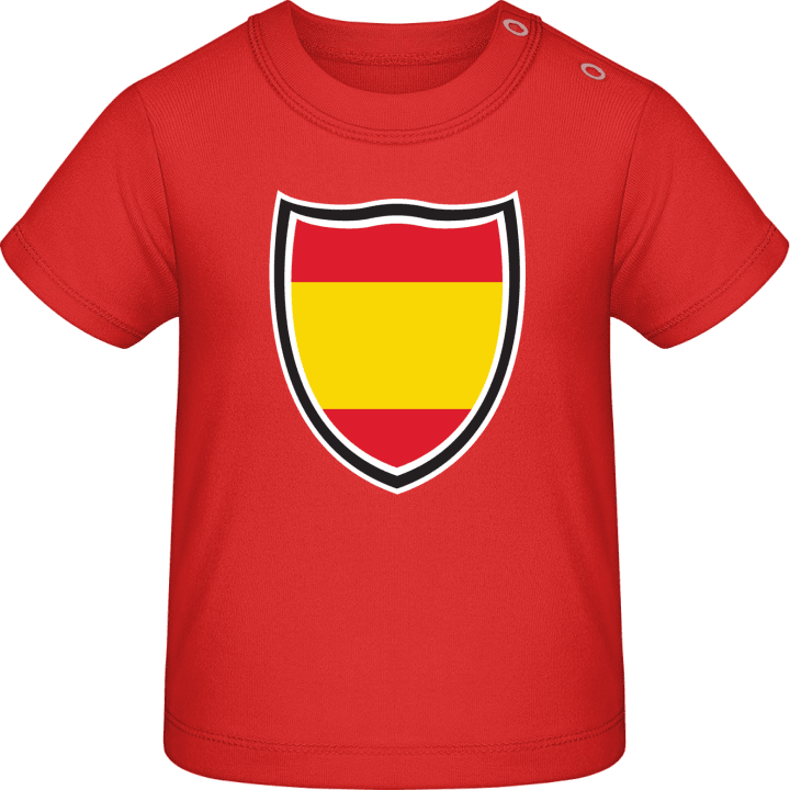 Spain Shield Flag T-shirt för bebisar contain pic