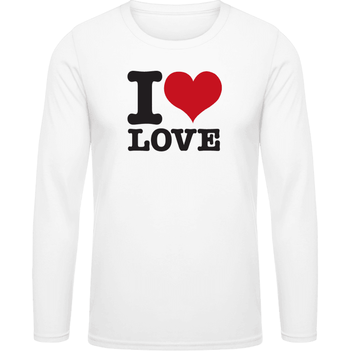I Love Love Langermet skjorte contain pic
