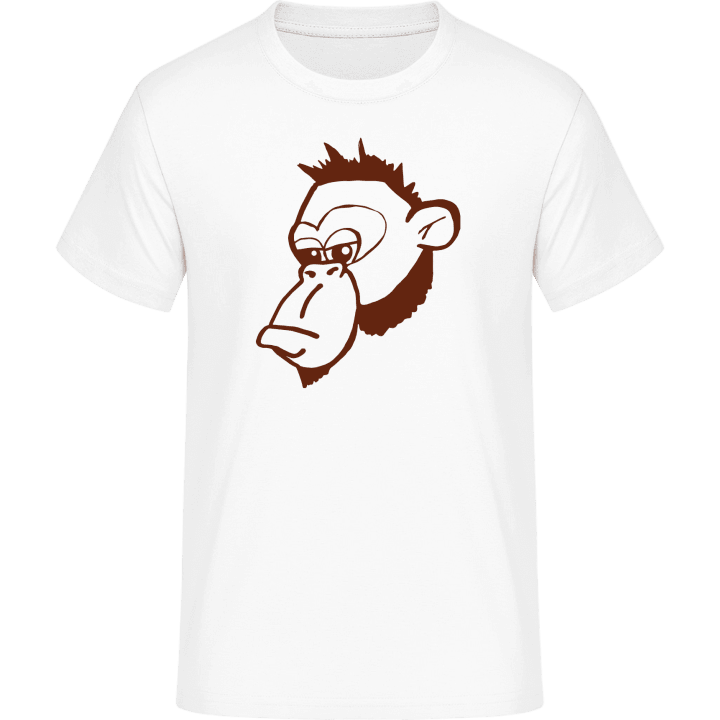 Funny Monkey Face Maglietta 0 image