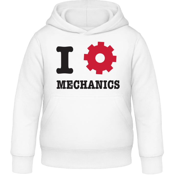 I Love Mechanics Kinder Kapuzenpulli contain pic