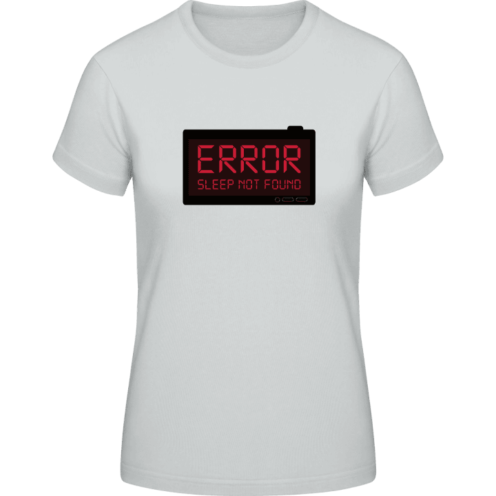 Error Sleep Not Found T-shirt för kvinnor contain pic
