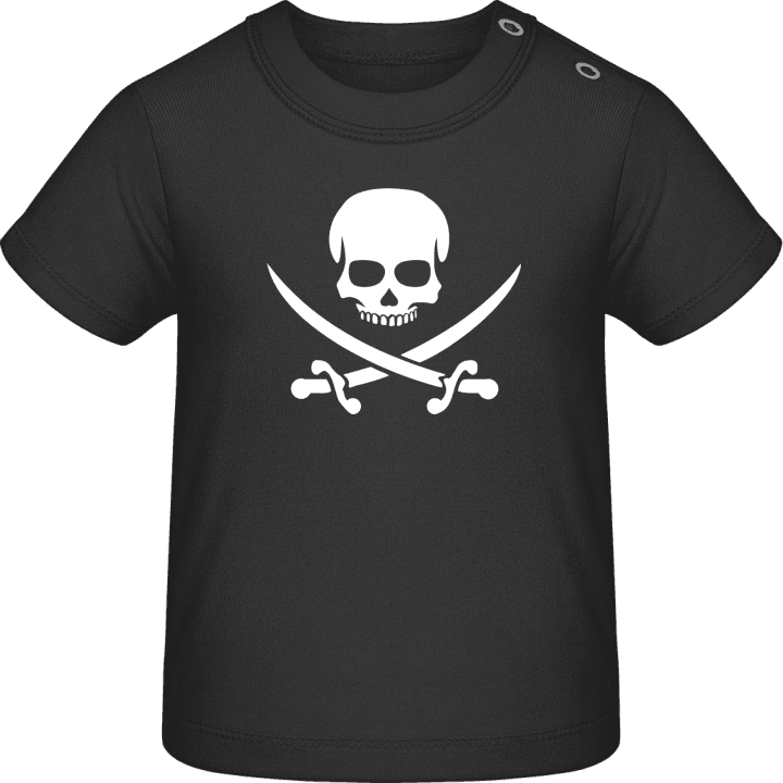 Pirate Skull With Crossed Swords T-shirt för bebisar 0 image