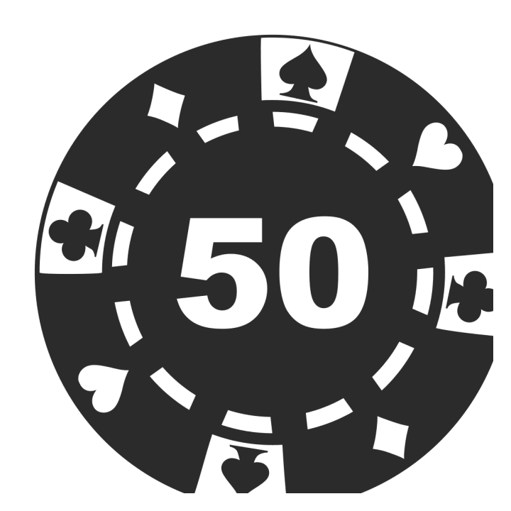 50 Poker Chip T-skjorte 0 image