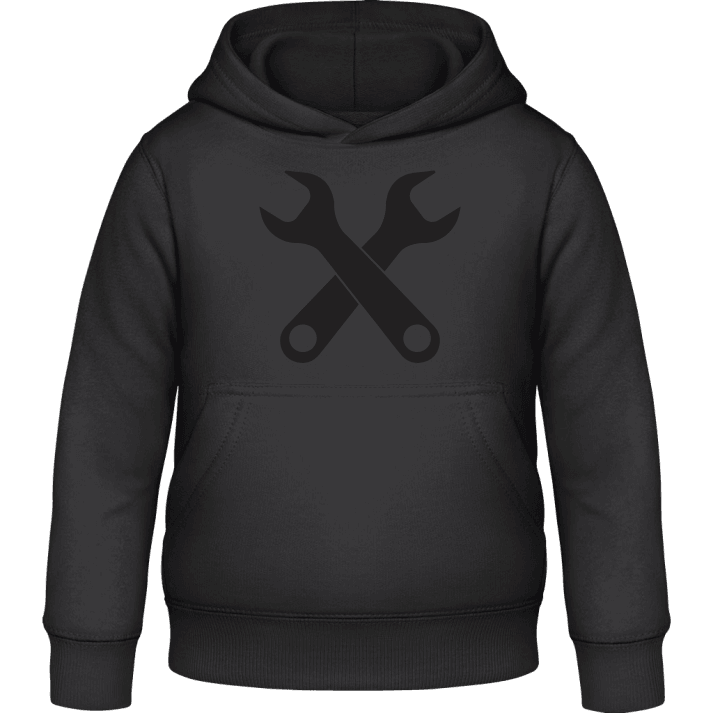 Crossed Spanners Kids Hoodie contain pic