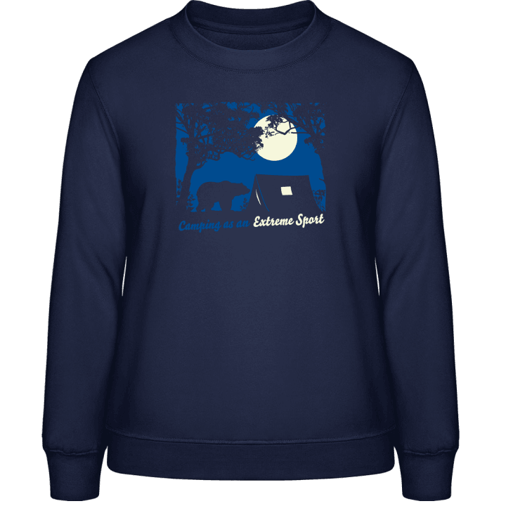Camping As A Extreme Sport Vrouwen Sweatshirt 0 image
