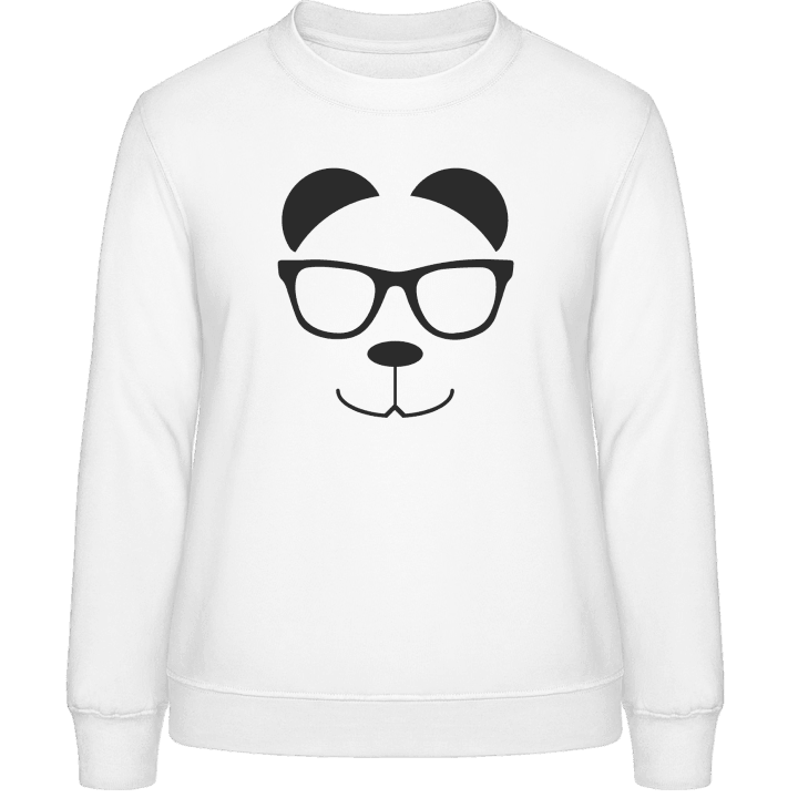Panda Bear Nerd Women Sweatshirt 0 image