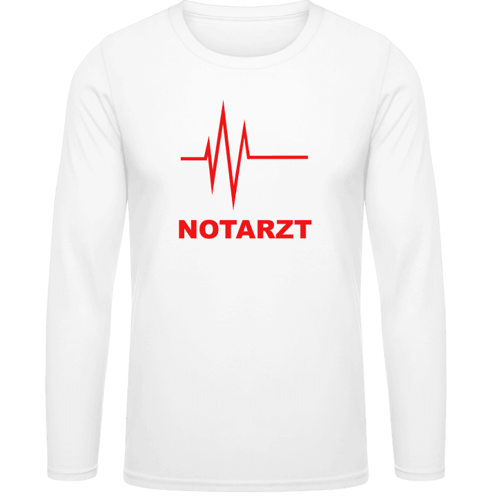 Notarzt Herzschlag T-shirt à manches longues contain pic