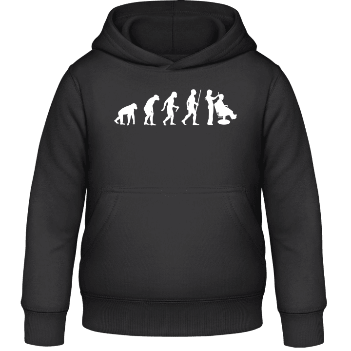 Hairdresser Evolution Kids Hoodie contain pic