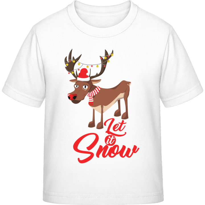 Let It Snow Reindeer T-shirt pour enfants 0 image