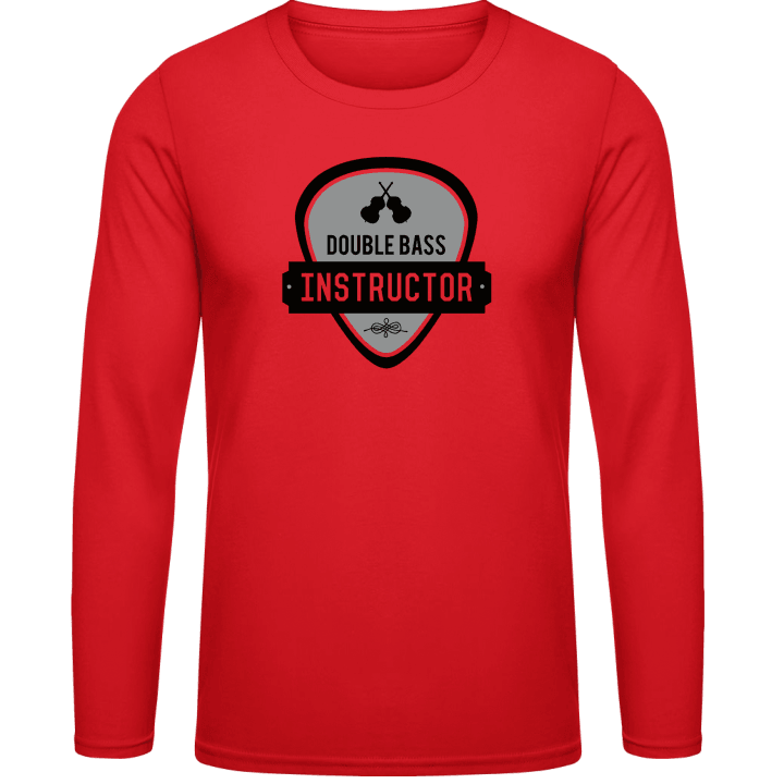 Double Bass Instructor Long Sleeve Shirt contain pic
