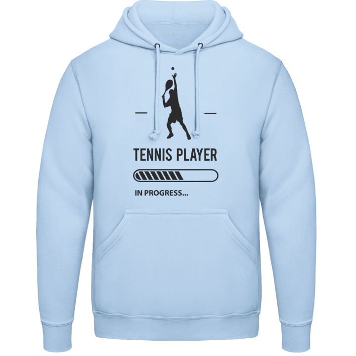 Tennis Player in Progress Hoodie contain pic