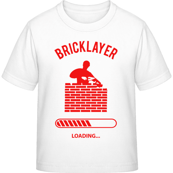 Bricklayer Loading Kids T-shirt contain pic