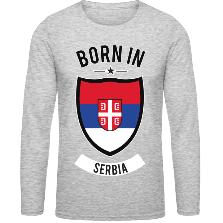 Born in Serbia Camicia a maniche lunghe contain pic