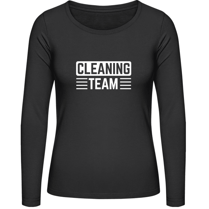 Cleaning Team Langermet skjorte for kvinner contain pic