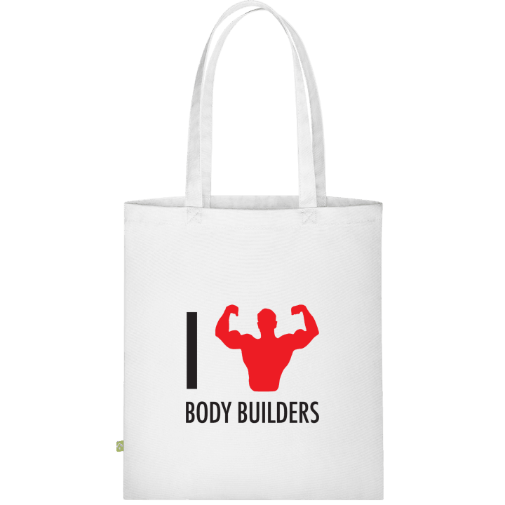 I Love Body Builders Bolsa de tela contain pic