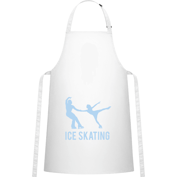 Ice Skating Silhouettes Kitchen Apron contain pic