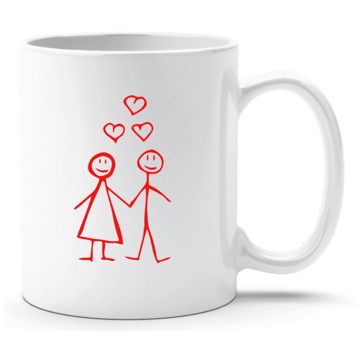 Couple In Love Comic Cup contain pic