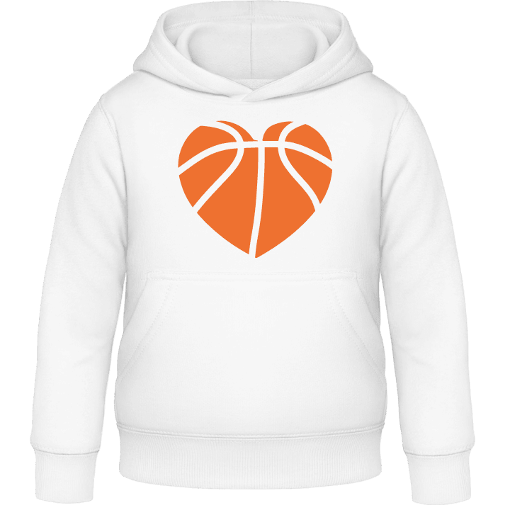 Basketball Heart Felpa con cappuccio per bambini 0 image