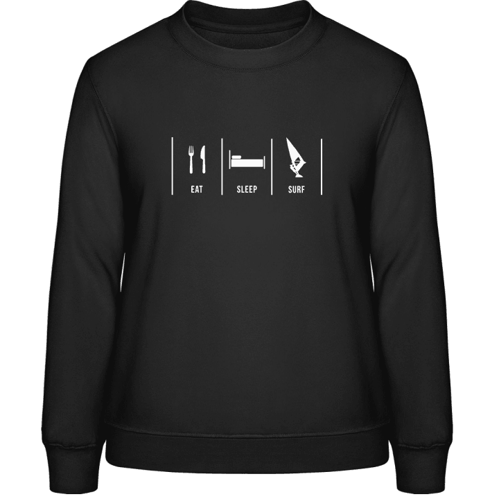 Eat Sleep Windsurf Frauen Sweatshirt contain pic