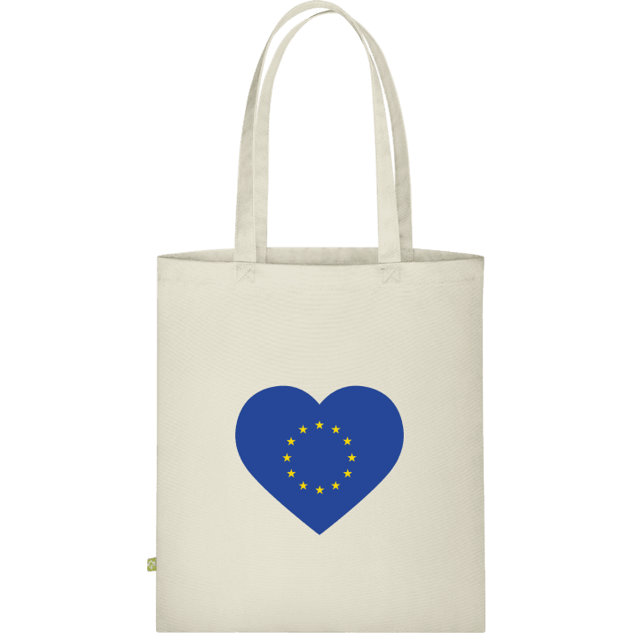 EU Europe Heart Flag Stofftasche contain pic