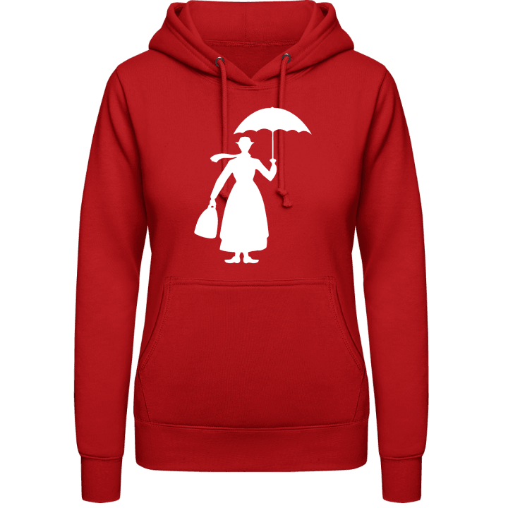 Mary Poppins Silhouette Hoodie för kvinnor contain pic