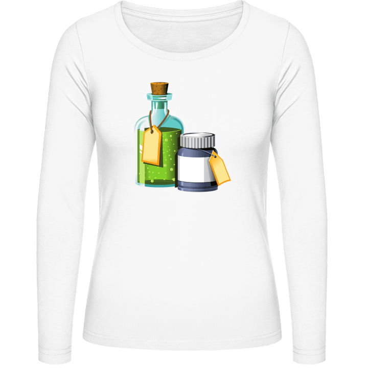 Chemicals Frauen Langarmshirt contain pic
