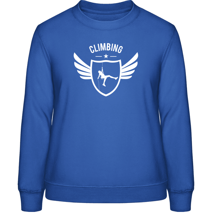 Climbing Winged Sweatshirt för kvinnor contain pic
