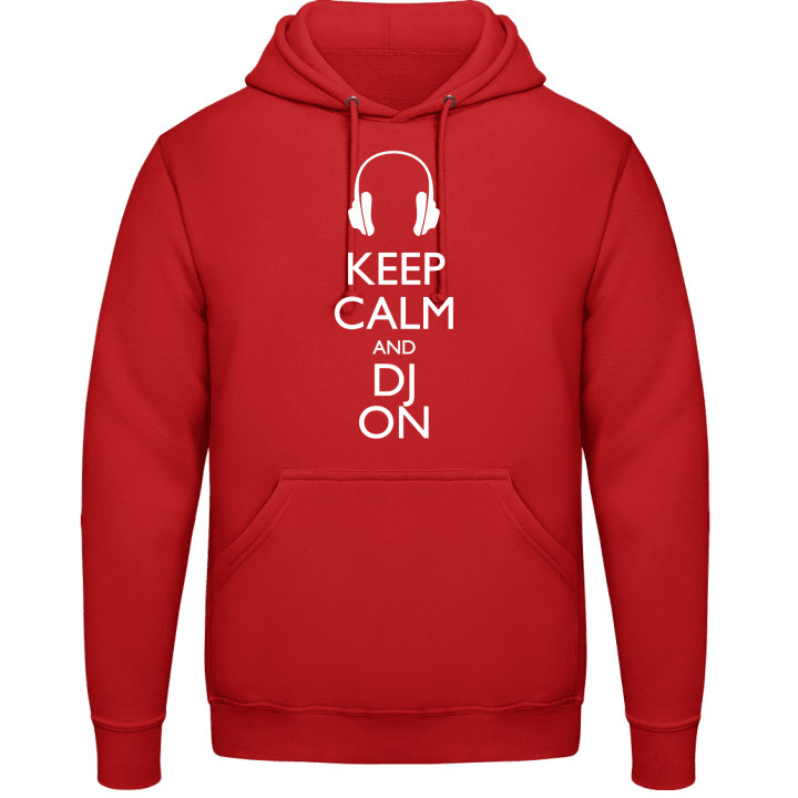 Keep Calm And DJ On Felpa con cappuccio contain pic