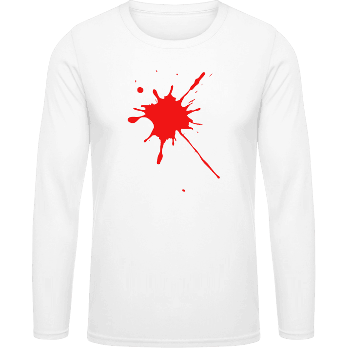 Blood Splash Long Sleeve Shirt contain pic