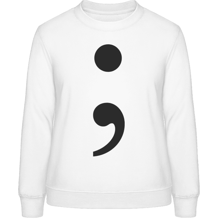 Semicolon Sweatshirt til kvinder 0 image