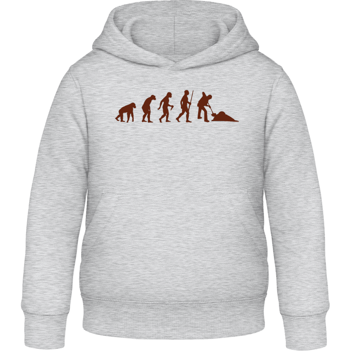 Construction Worker Evolution Kids Hoodie contain pic