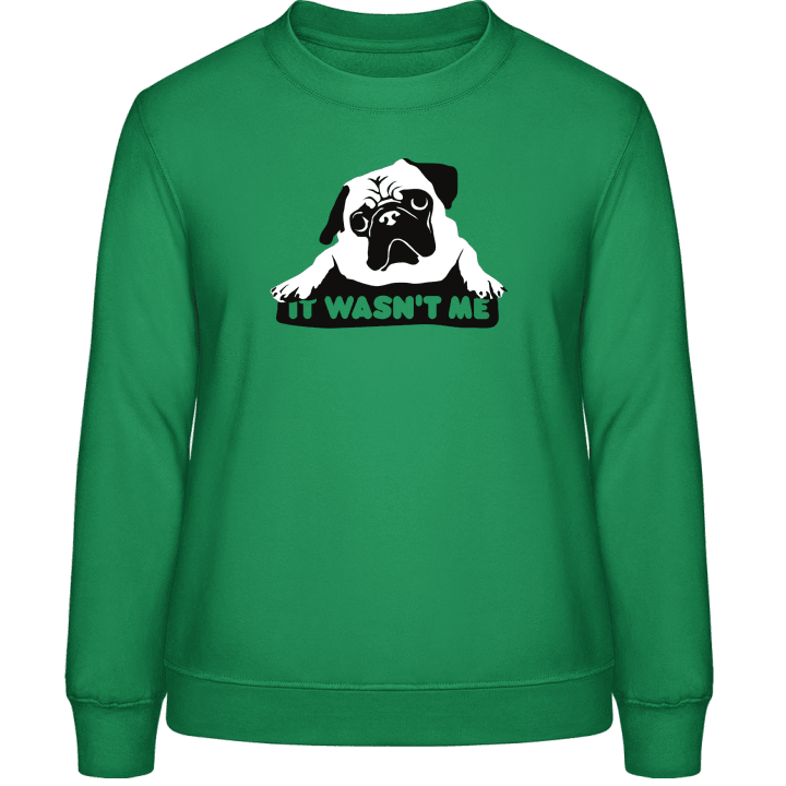 Mops Hund Sweatshirt för kvinnor 0 image