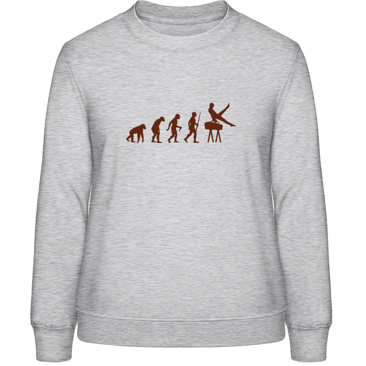 Pommel Horse Gymnastics Evolution Sweatshirt för kvinnor contain pic