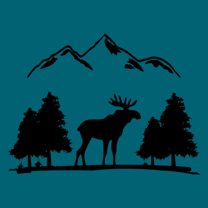 Moose In Mountains T-Shirt 0 image