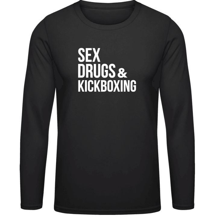 Sex Drugs and Kickboxing Langermet skjorte contain pic