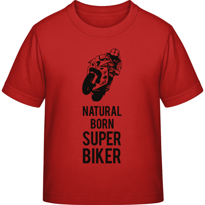 Natural Born Superbiker T-skjorte for barn contain pic