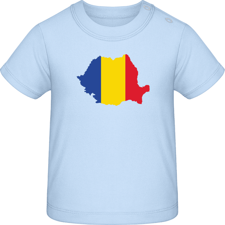 Rumänien Landkarte Baby T-Shirt contain pic