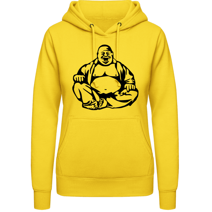 Buddha Figure Hoodie för kvinnor contain pic