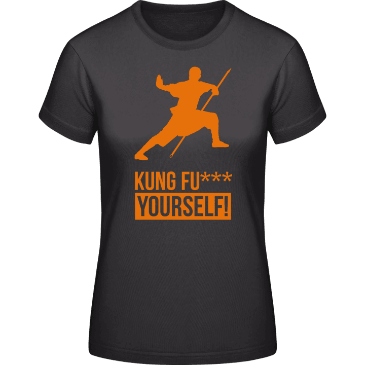 KUNG FU CK Yourself Frauen T-Shirt contain pic