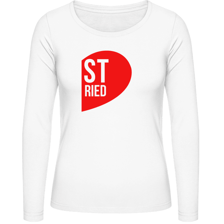 Just Married left Frauen Langarmshirt contain pic