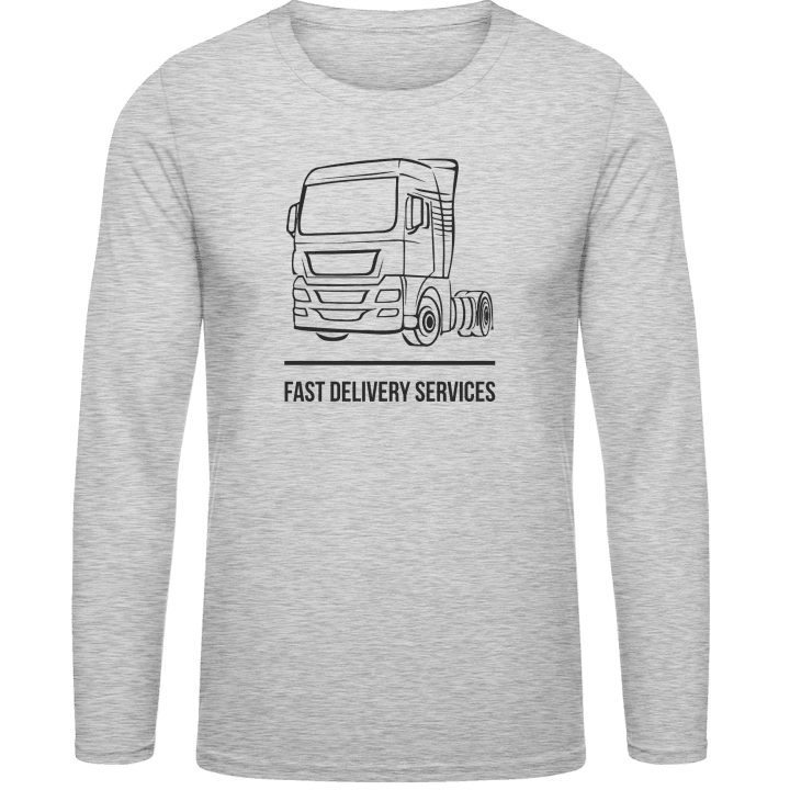 Fast Delivery Services Langarmshirt contain pic