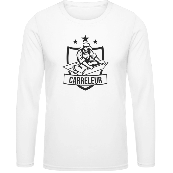 Carreleur blason Langarmshirt contain pic