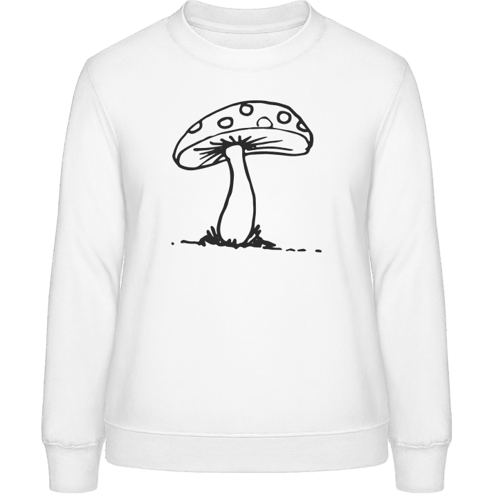 Mushroom Scribble Vrouwen Sweatshirt contain pic