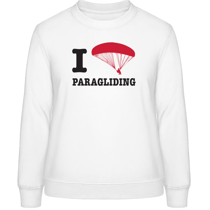 I Love Paragliding Sweatshirt för kvinnor contain pic