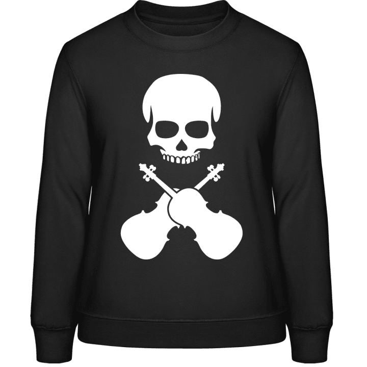 Violinist Skull Crossed Violins Sweat-shirt pour femme contain pic