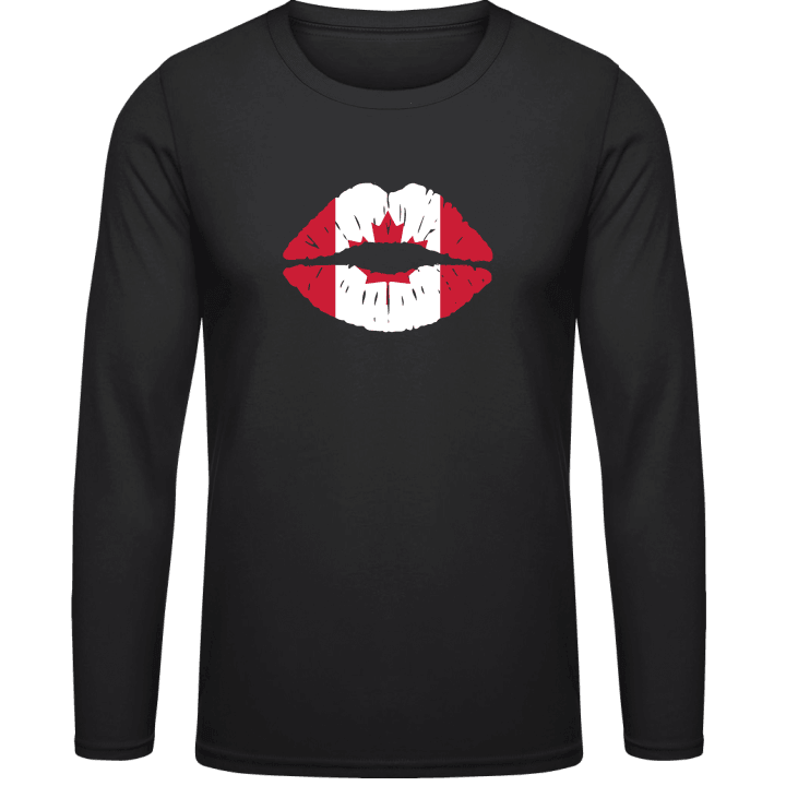 Canadian Kiss Flag Long Sleeve Shirt contain pic