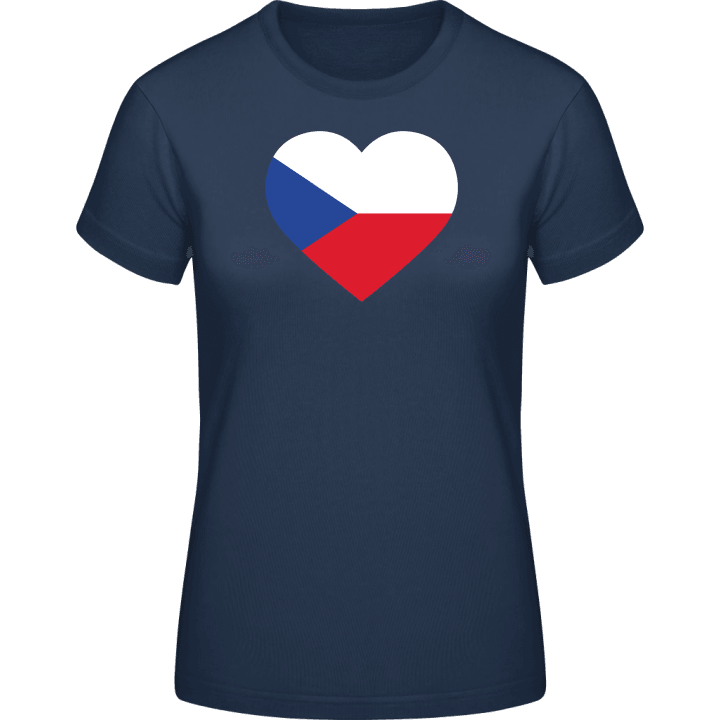 Czech Heart T-skjorte for kvinner 0 image